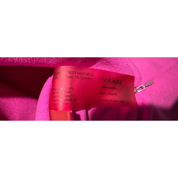 SOLACE LONDON X RTR Designer ~ PROM Riley Sleeveless Maxi Dress Size 12 - Picture 8 of 8